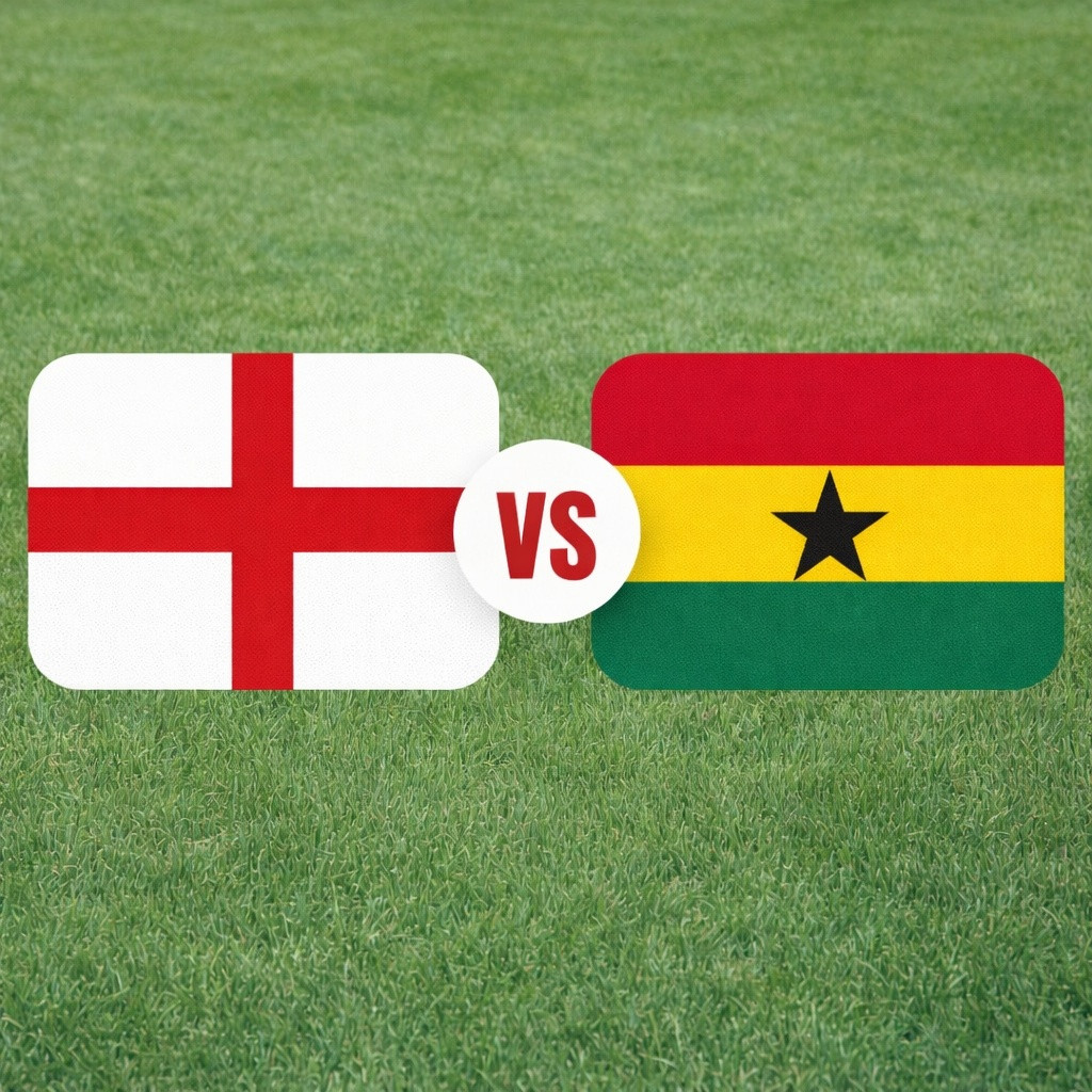 Spiel 45: England vs Ghana (Gruppe L)