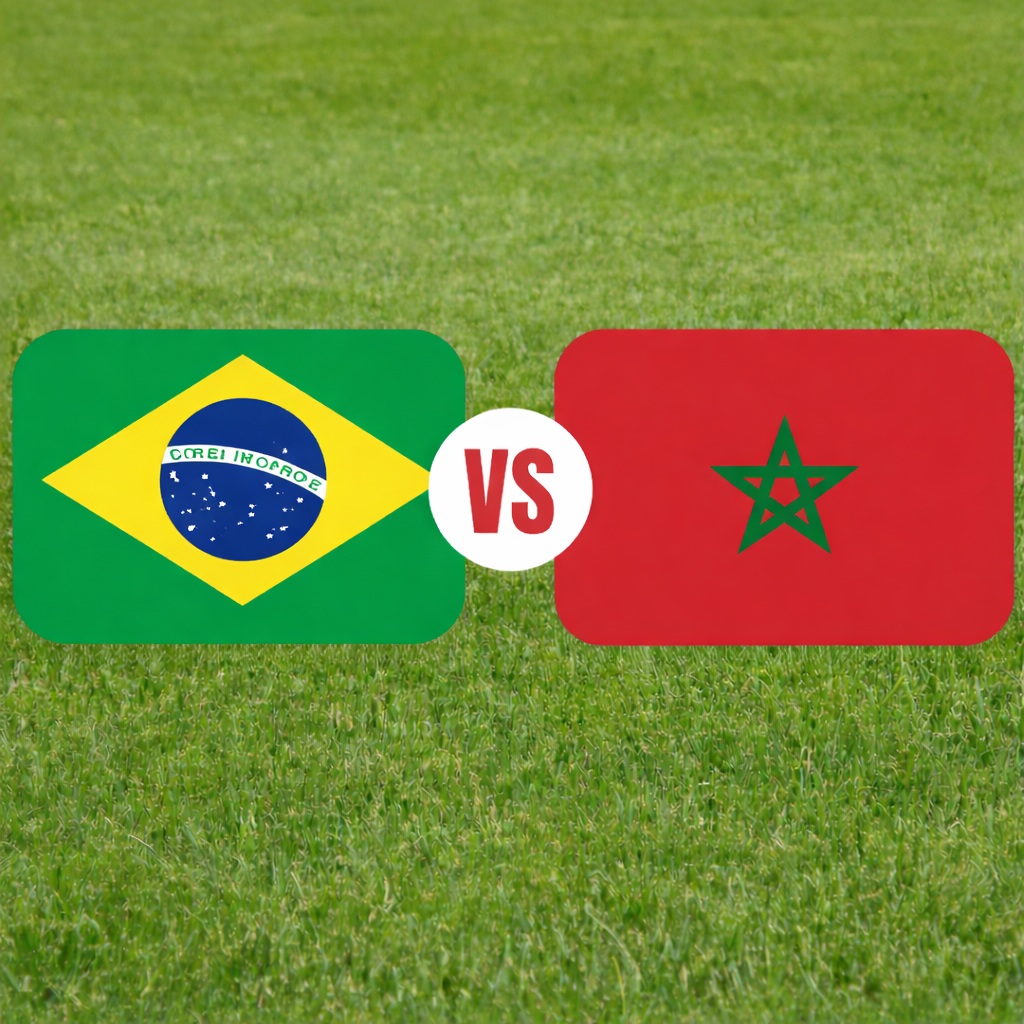 Spiel 7: Brasilien vs Marokko (Gruppe C)