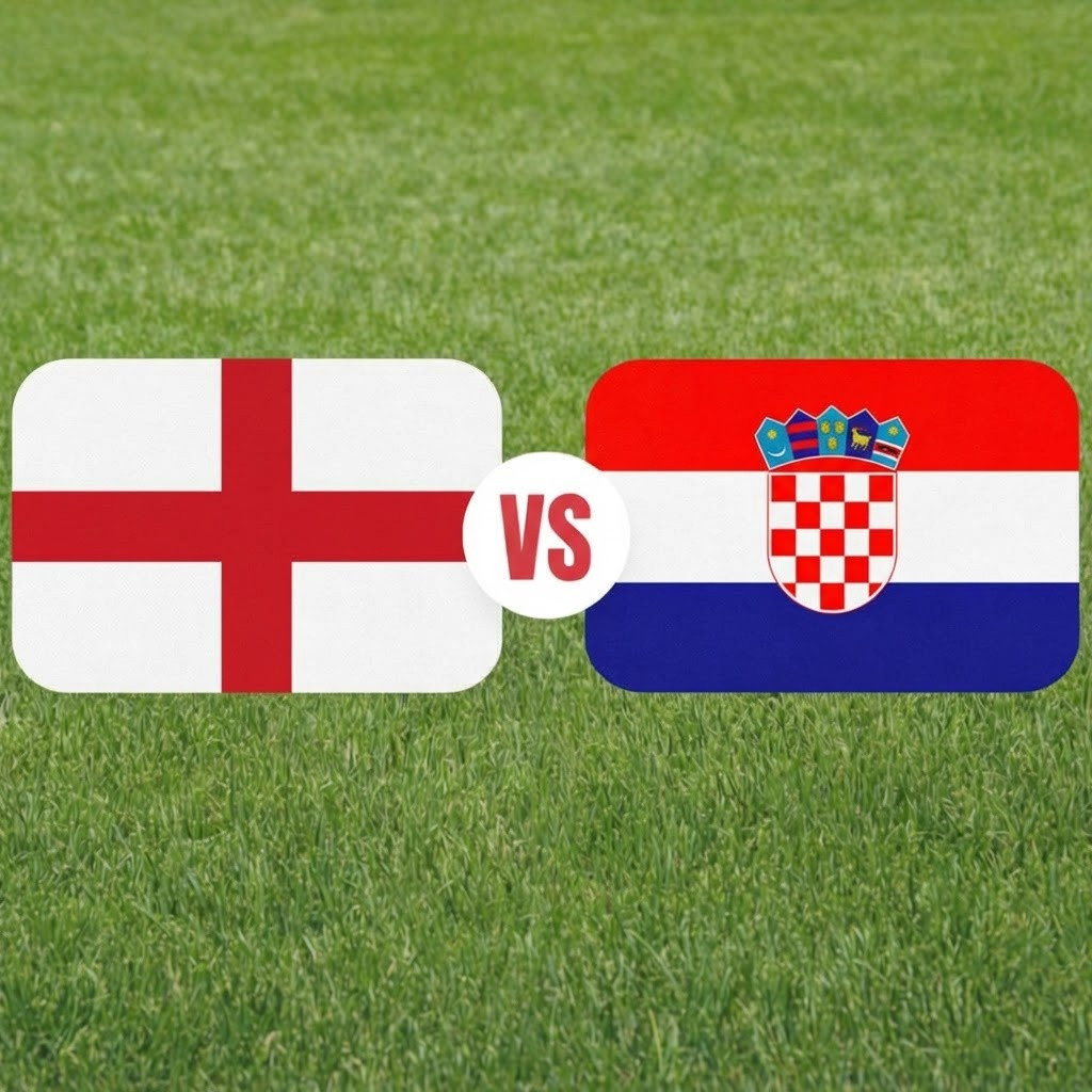Spiel 22: England vs Kroatien (Gruppe L)