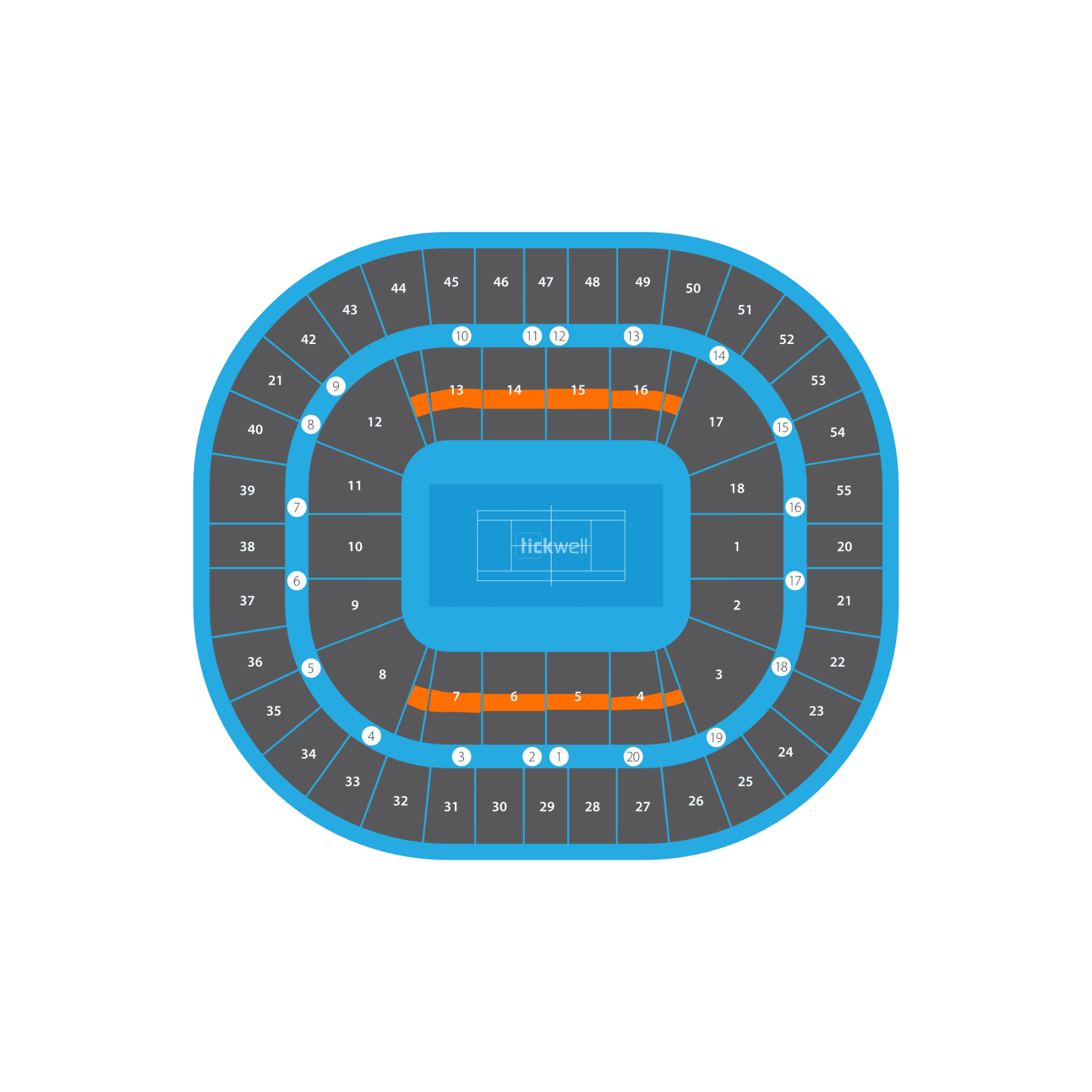 Mid Lower Sideline