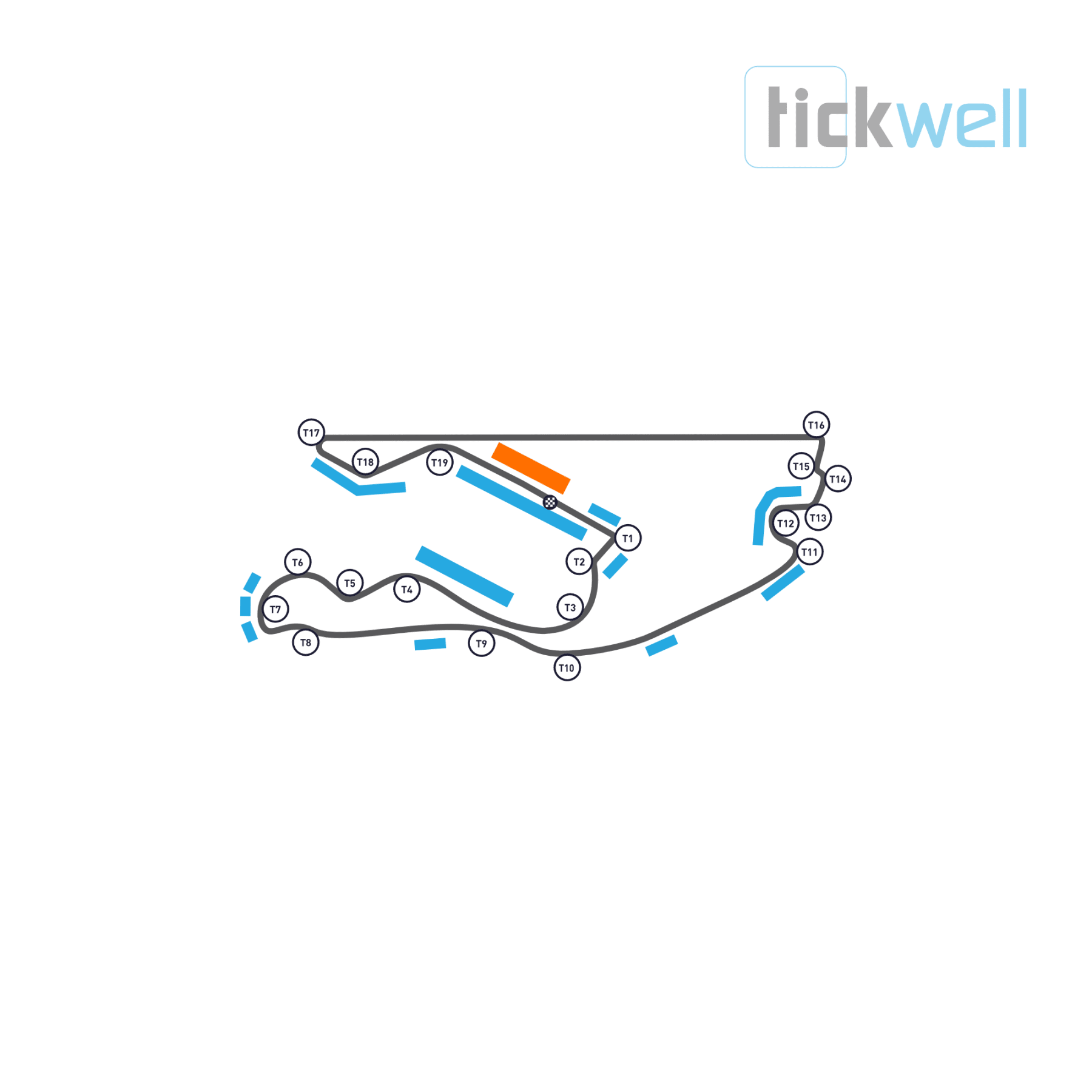 Start/Finish Grandstand - 3-Day