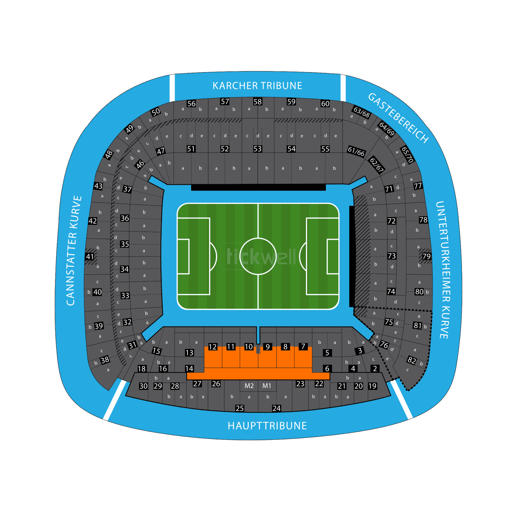 VIP - Loge Haupttribüne