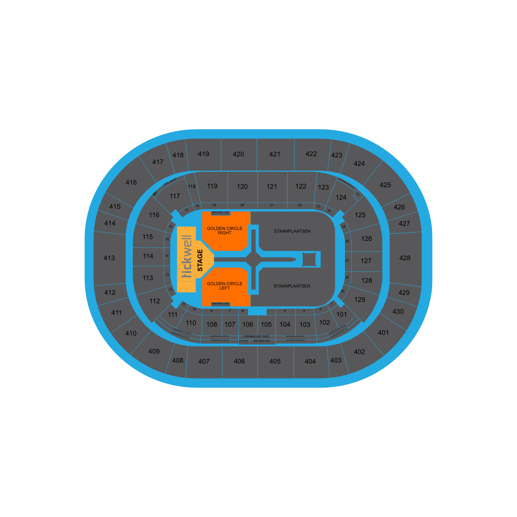 Stehplatz Golden Circle