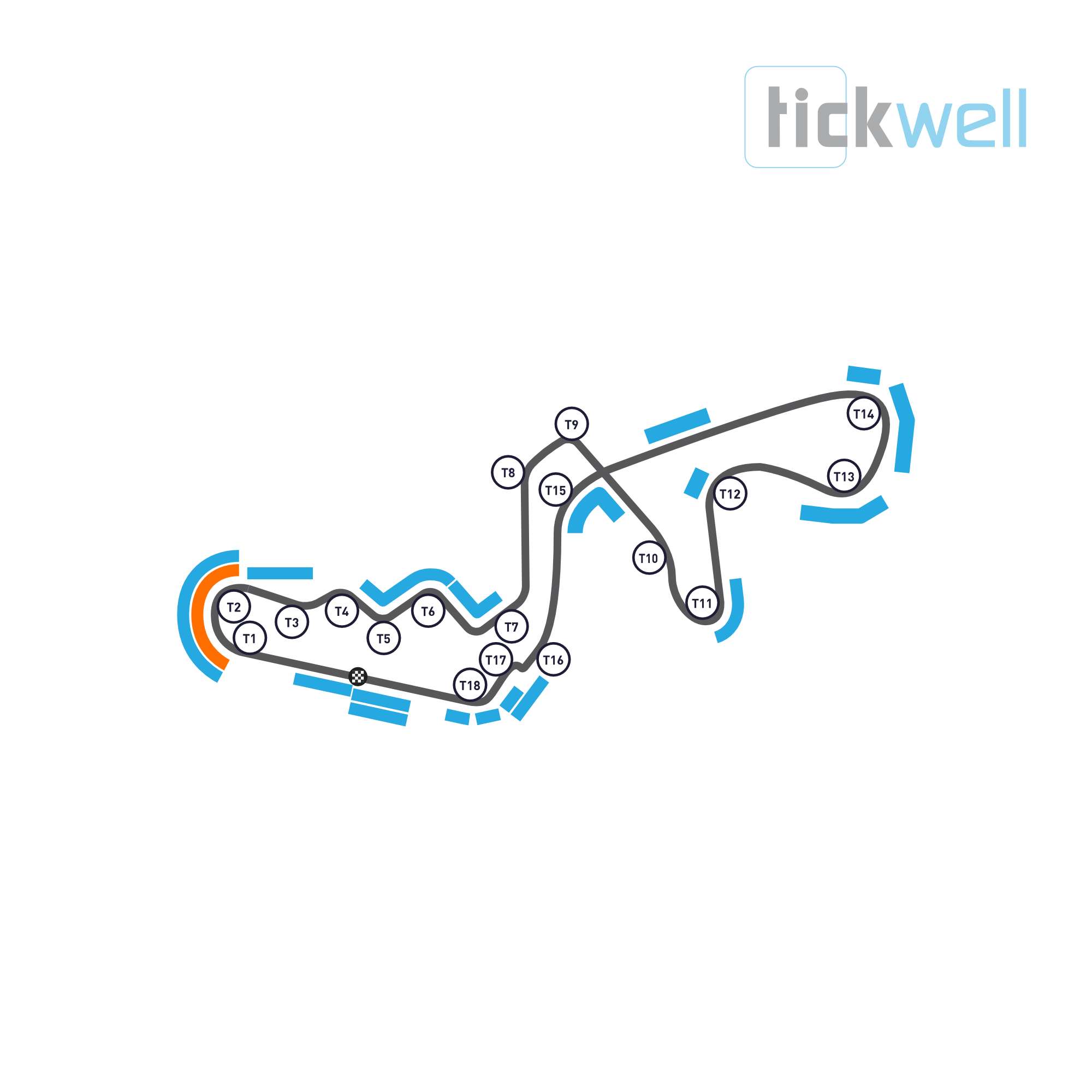 Grandstand B1 - 3-Day