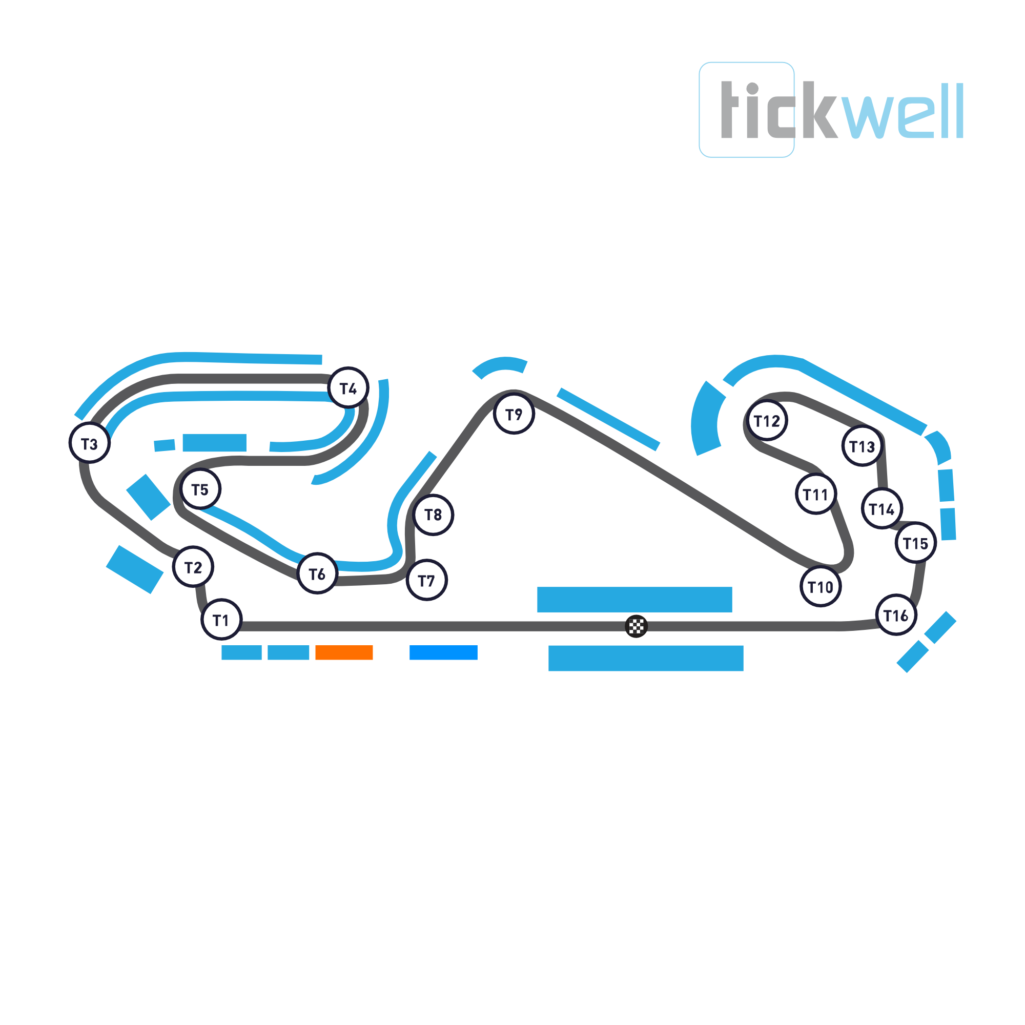 Grandstand K - 3-Day