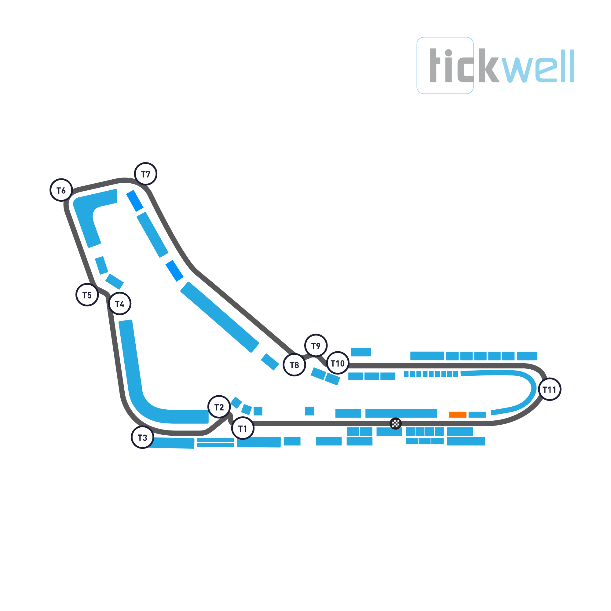 Grandstand 23B Parabolica Interna - Sunday