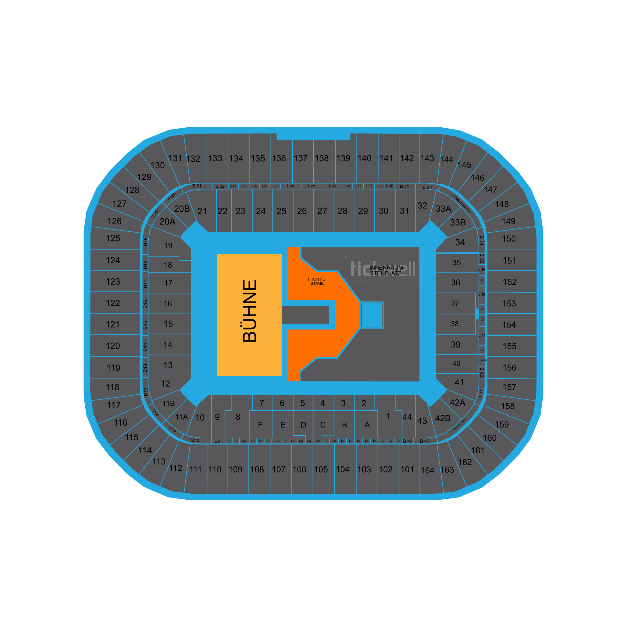 Stehplatz Golden Circle