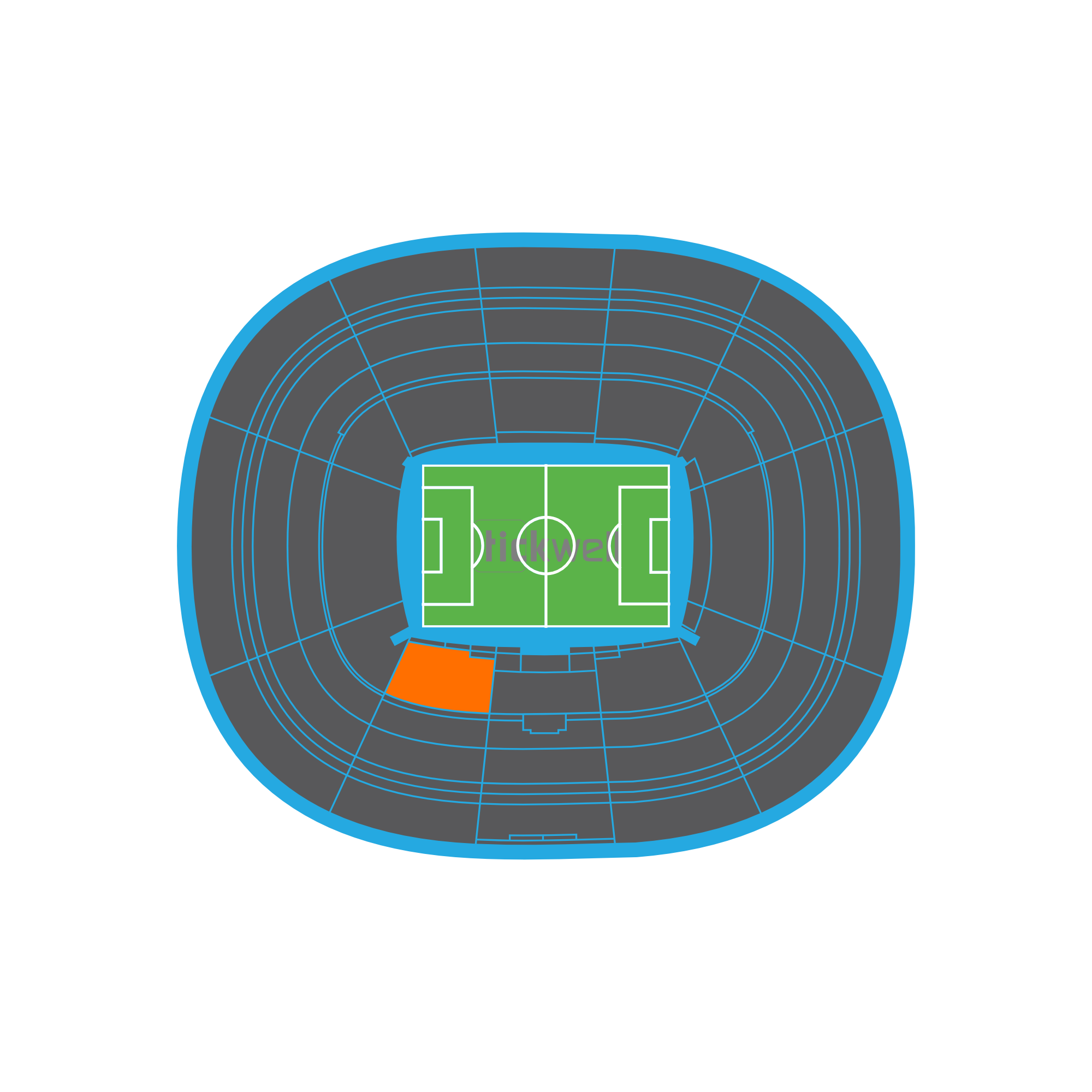 Longside Tribuna Lower - Seats together