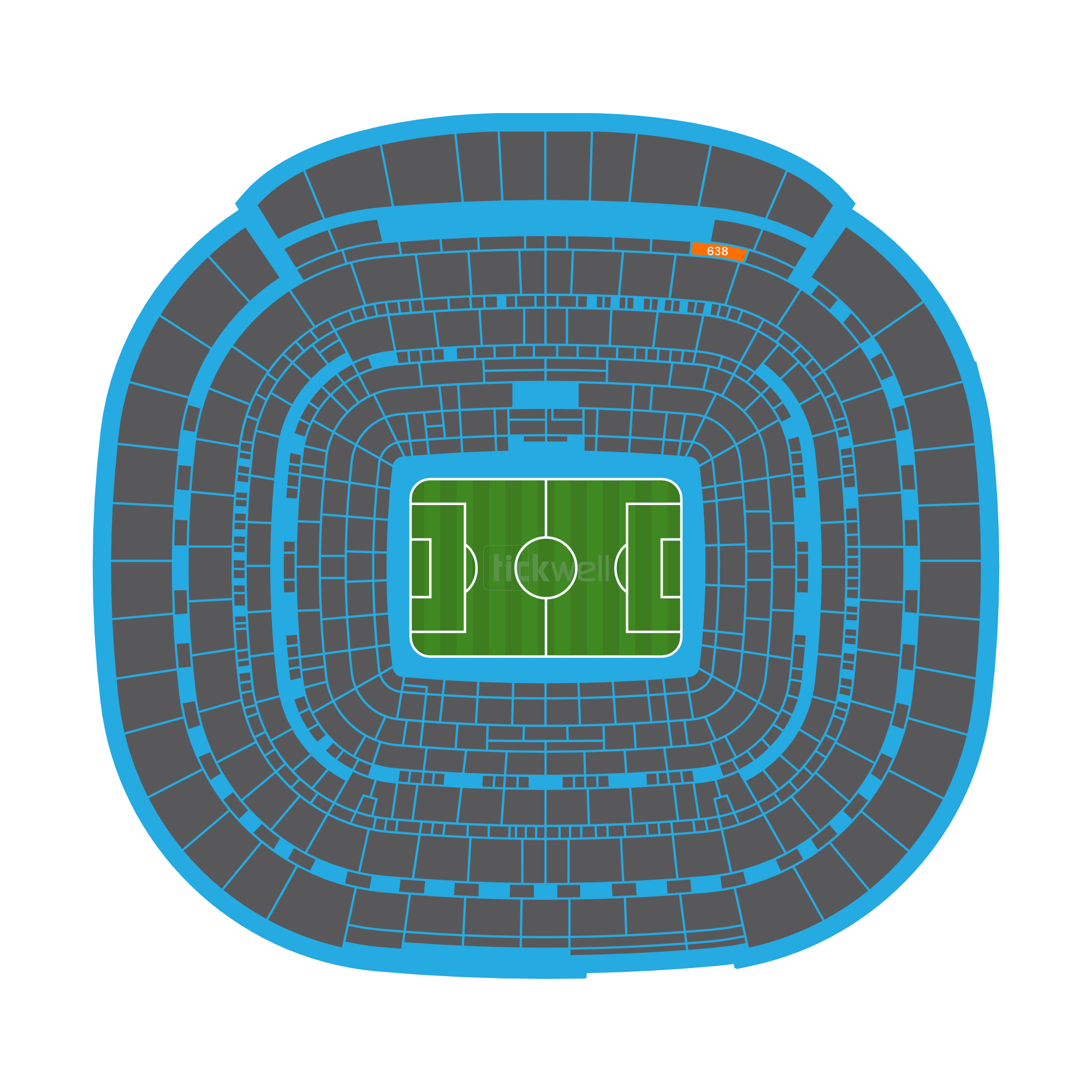 Bernabeu Market Silver - Block 638