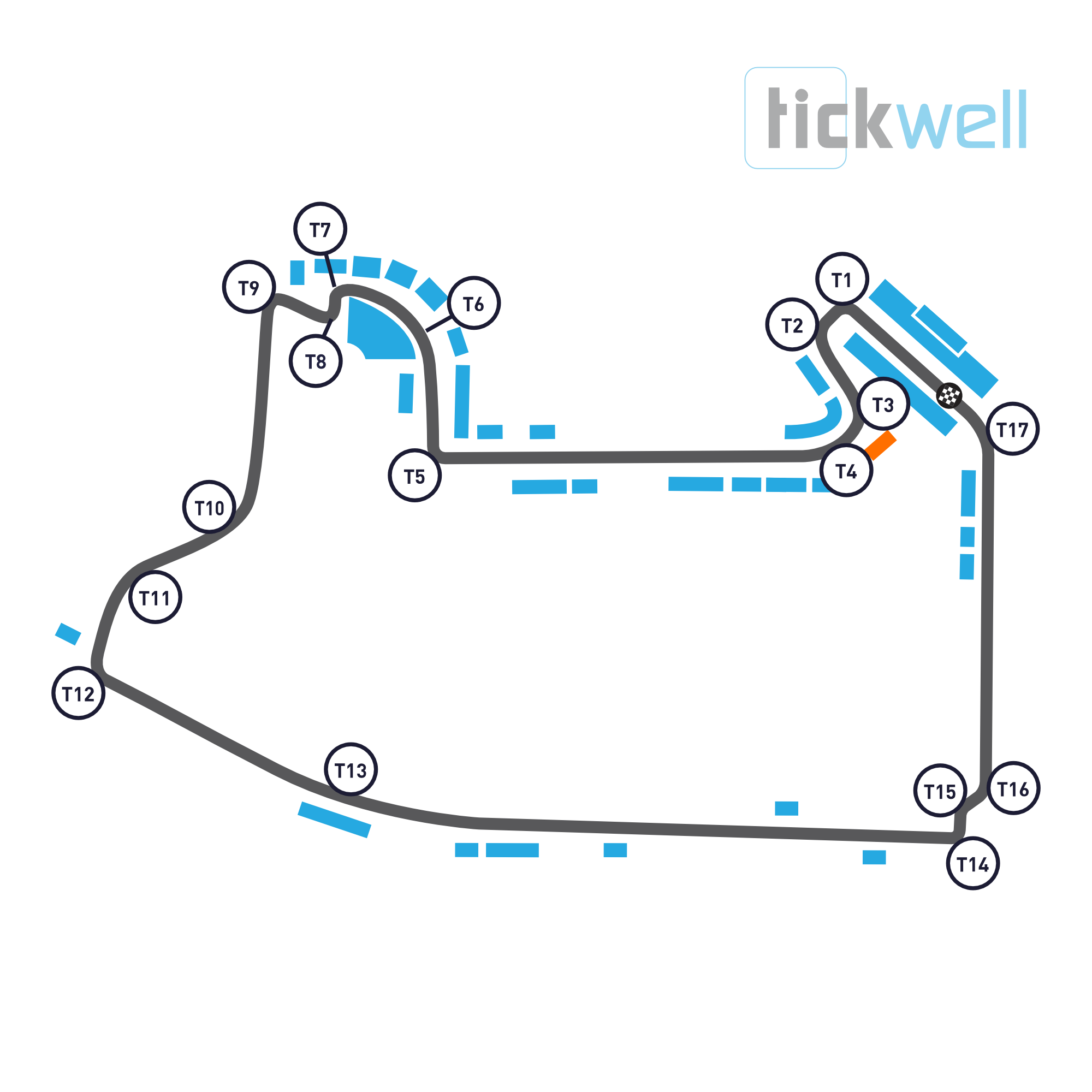 Turn 3 Grandstand - 3-Day
